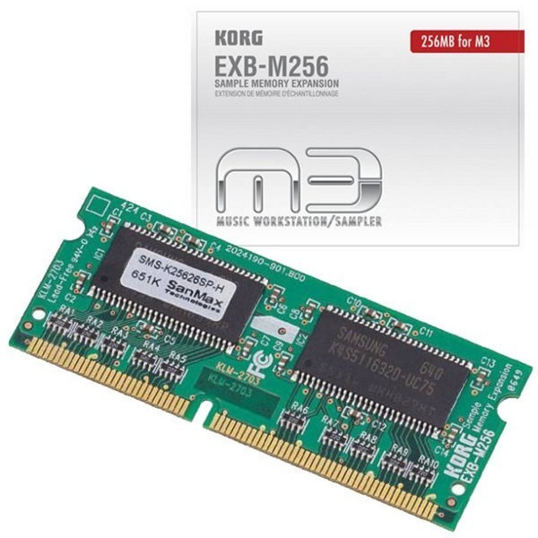 Korg M3 専用 EXB-M256 サンプルメモリー増設用 256MB SAMPLE MEMORY EXPANSION for PA2X PA3X M3 | eBay