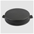SOGA 26cm Round Ribbed Cast Iron Frying Pan Skillet Non-stick w/ Handle