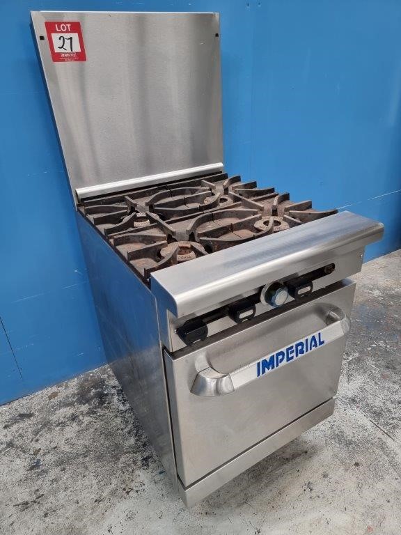 Imperial 4 Burner Oven Range Auction (00273021419) Grays Australia