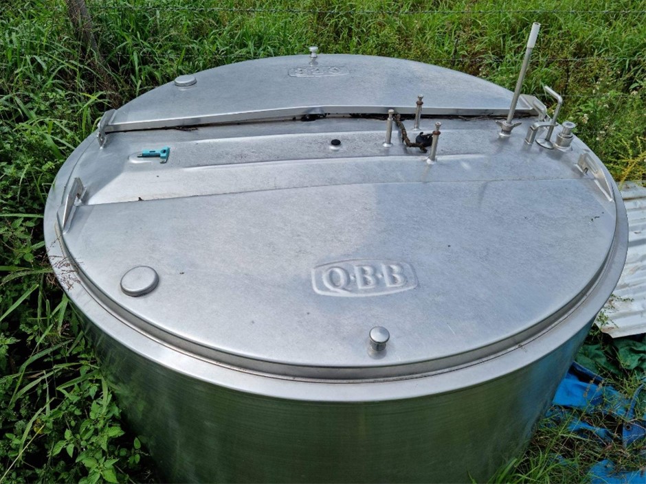 Qty 2 x Stainless Steel Milk Vats Auction (01007037492) Grays Australia