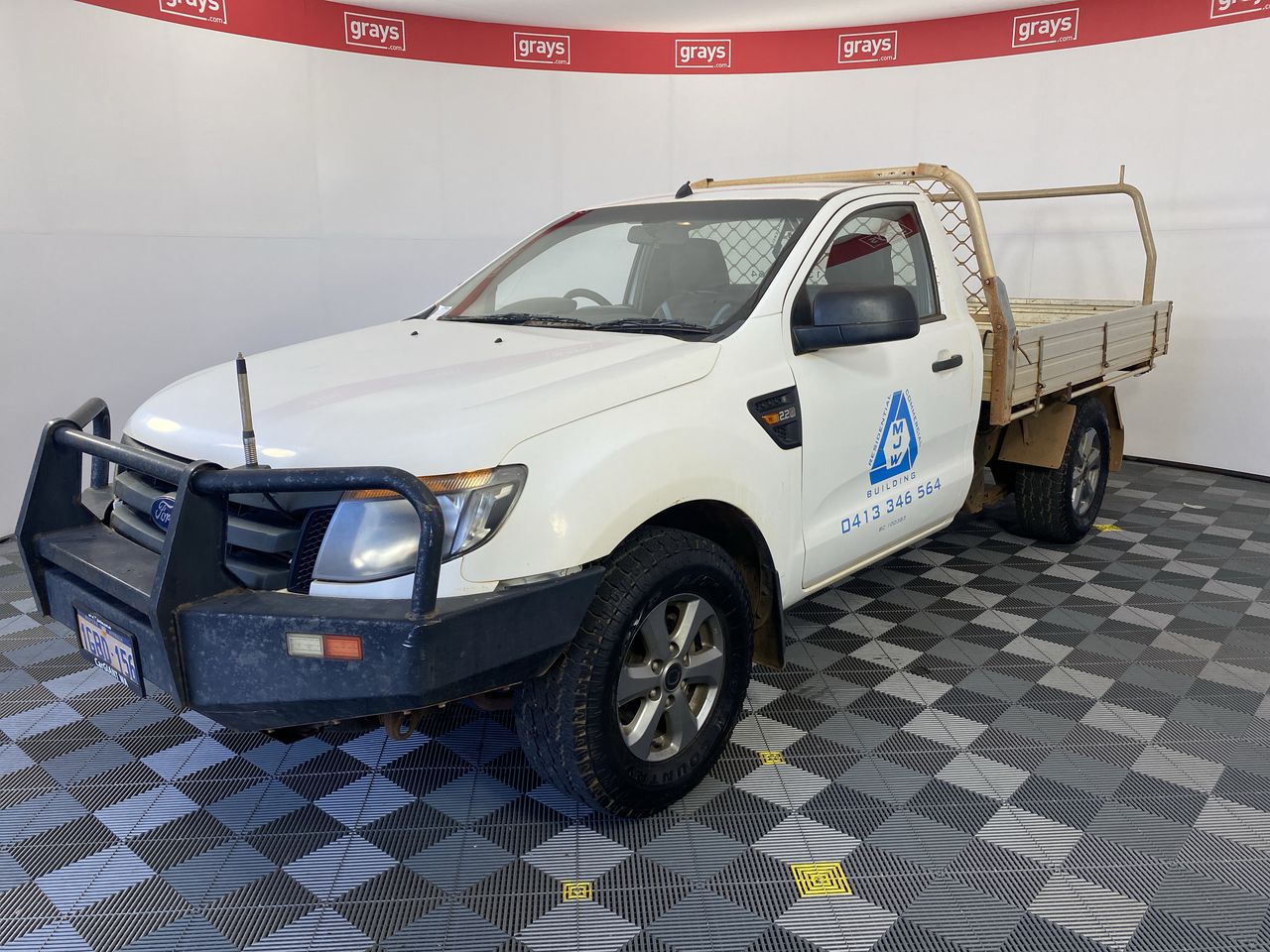 2012 Ford Ranger XL 4X2 PX Turbo Diesel Manual Cab Chassis Auction ...