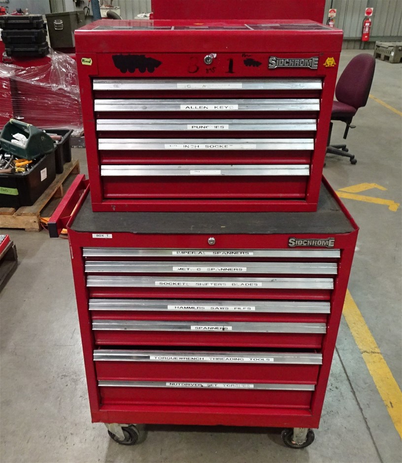 Sidchrome Tool Chest & Cabinet Auction (0005-8014829) | Grays Australia