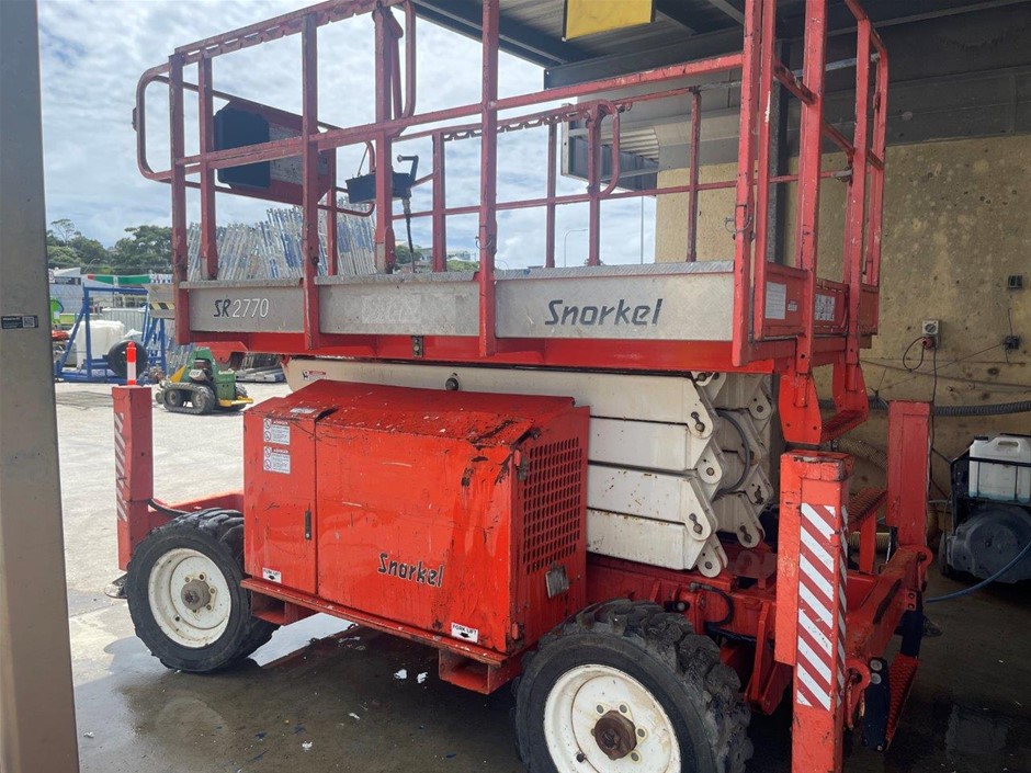 2008 Snorkel Rough Terrain Scissor Lift Auction (00017037636) Grays