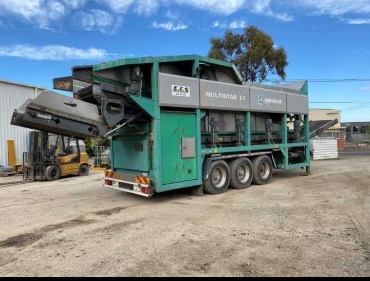 2008 Komptech, Model: L3, Mobile Crushing & Screening Plant Auction ...