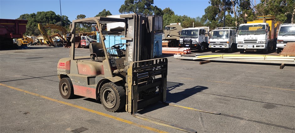 2018 Tailift FDX40 Counterbalance Container Mast Diesel 4T Forklift ...