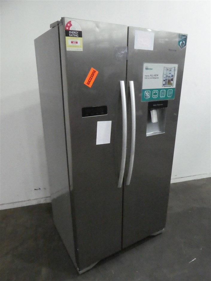 Hisense Stainless Steel 610L Side by Side Fridge (HR6SBSFF610SW