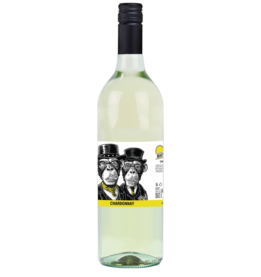 2 Monkeys Chardonnay 2021 (12x 750mL) SEA