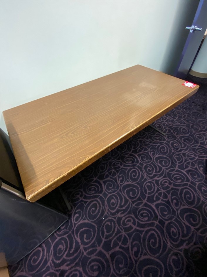 Laminate Trestle Table Auction (00865048399) Grays Australia