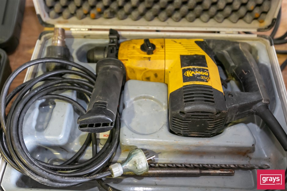 Kango 350 Electric Rotary Hammer Drill in Metal Case Auction (0020