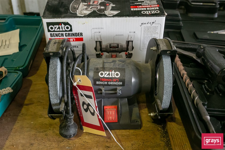 Ozito OZBG150WA Double Ended Bench Grinder Auction (00185048369