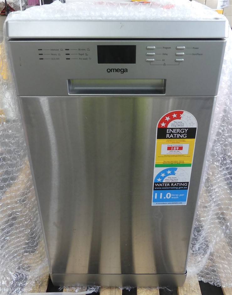 Omega 45cm Freestanding Dishwasher ODW300XN Auction (00532185856
