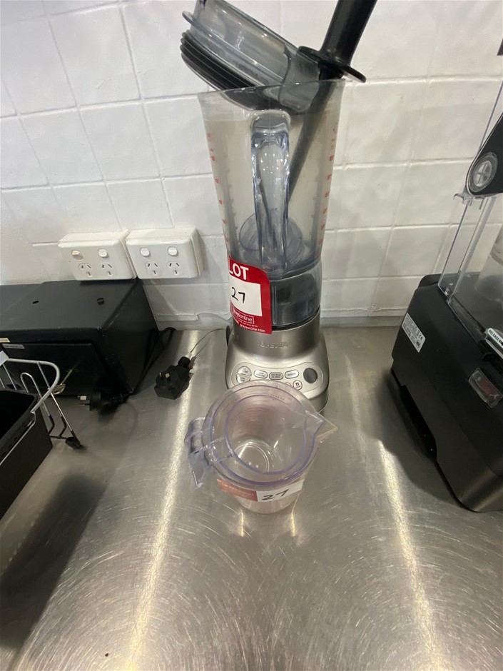 Breville Blender with accessories Model No BBL620 SIL/V Auction (0027