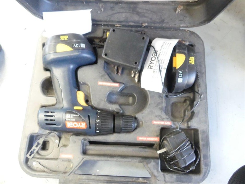 Ryobi cordless drill discount 12v