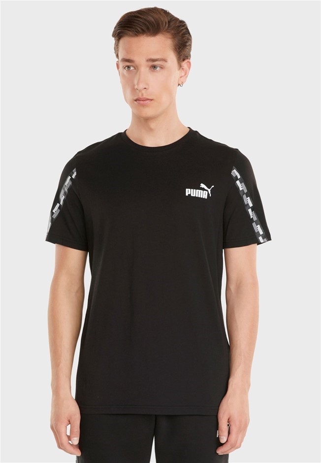 PUMA Men's Power Tee, Size M, Cotton, Black. Buyers Note - Discount Freigh
