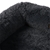 Charlie's Shaggy Faux Fur Memory Foam Sofa Bed Charcoal Small