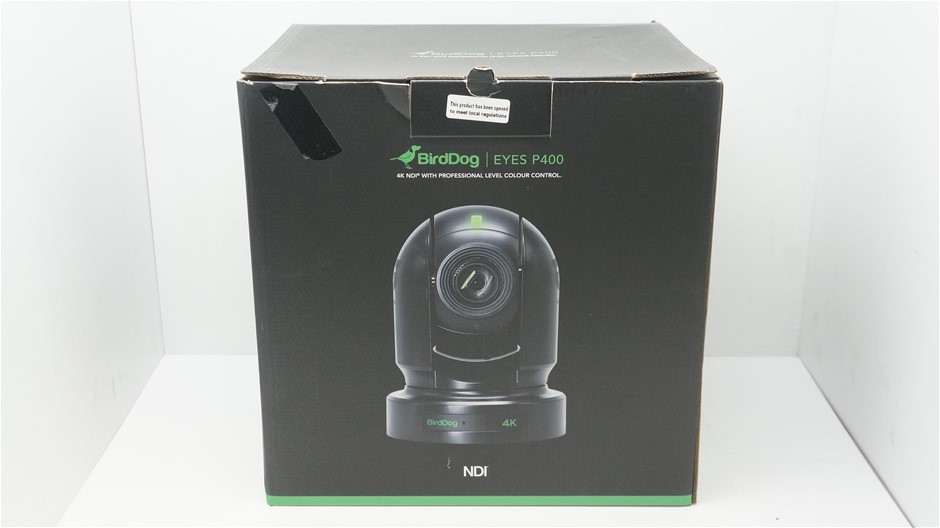 BirdDog EYES P400 4K 10Bit Full NDI PTZ Camera BDP400B Auction (00022544199) Grays Australia