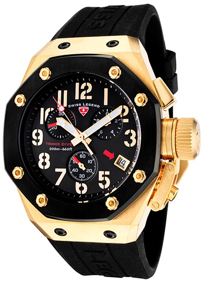 Swiss Legend Trimix Diver Mens Chronogra
