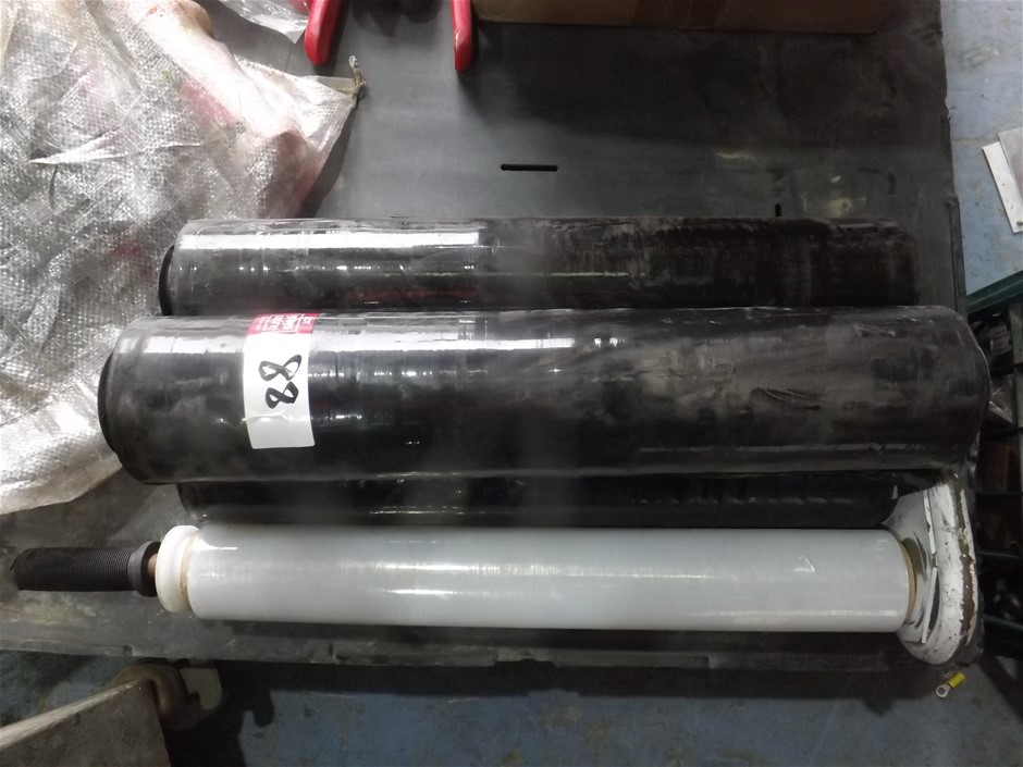 SHRINK WRAP & DISPENSER 3 black rolls Auction (00883022163) Grays