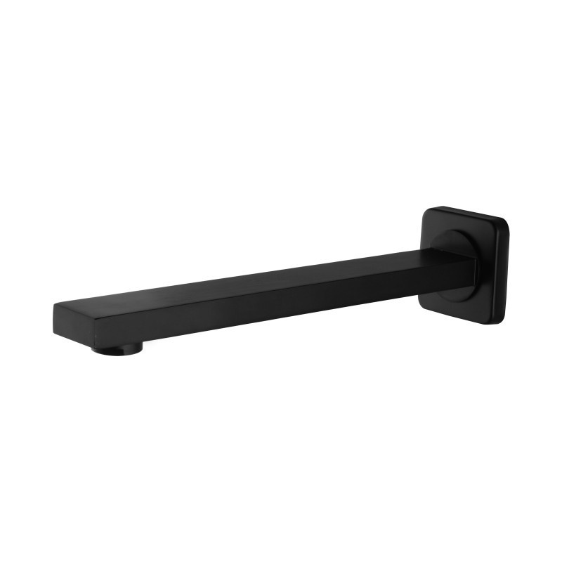 BLAZE Series Square Black Bath Spout