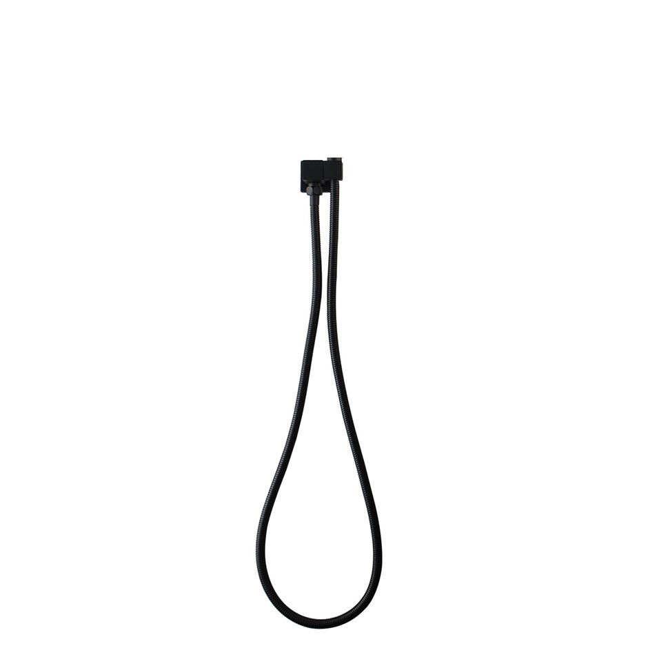 Square Black Shower Rail without Handhel