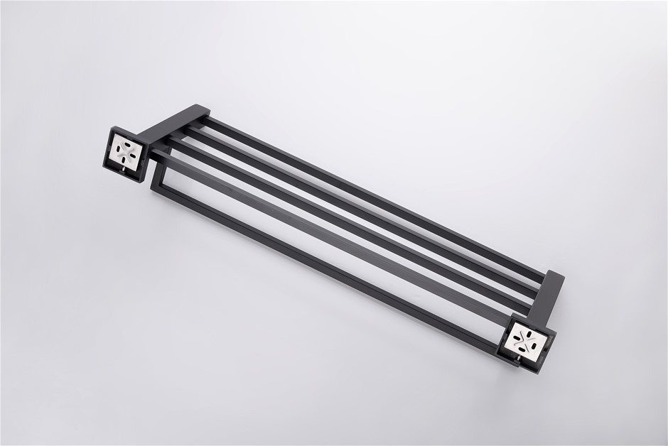 BLAZE Series Black Towel Rack 600mm