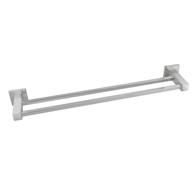 BLAZE Series Chrome Double Towel Rail 60