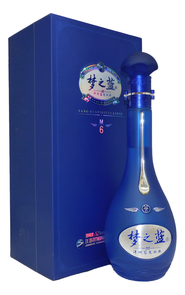 Amazon.co.jp: 夢之藍 M6+ 52度 550ml □洋河大曲の幻の白酒15年