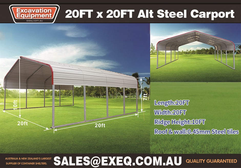 Unused 20ft x 20ft Carport - Adelaide