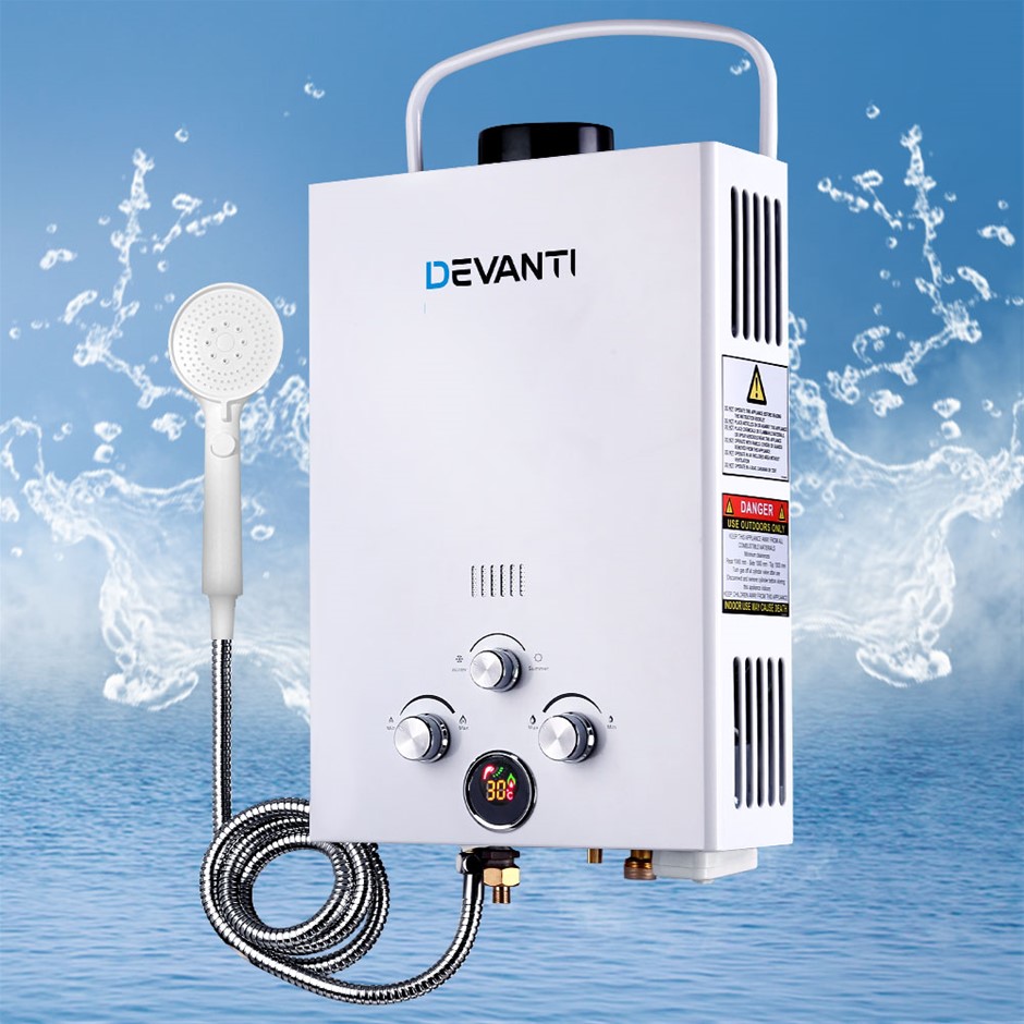 Devanti Gas Hot Water Heater Portable Sh