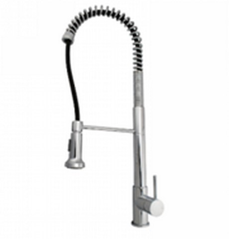 Tall Spring Chrome Pull Out Kitchen Sink