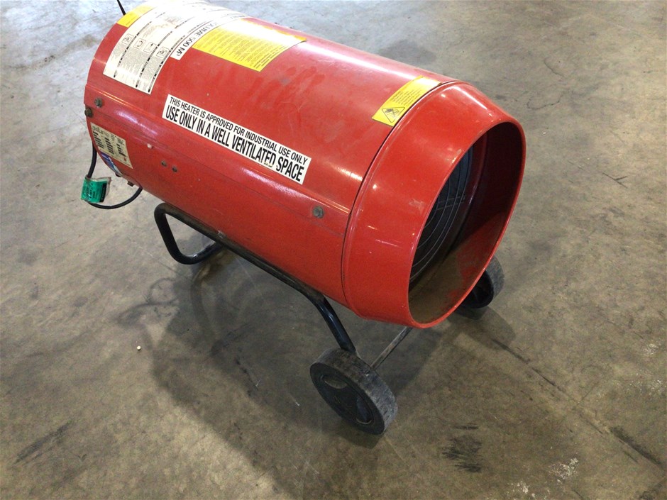 Jet fire J25 Portable Industrial LPG Heater Auction (0036-8015585 ...