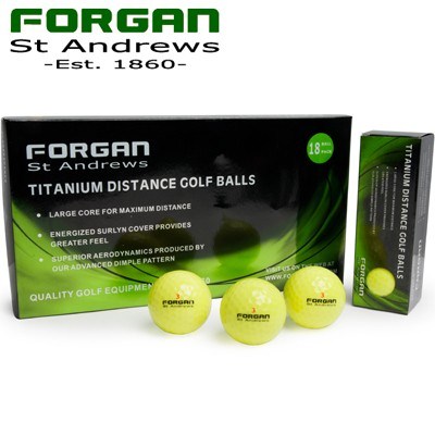 Forgan Golf Balls Titanium Distance 18 P