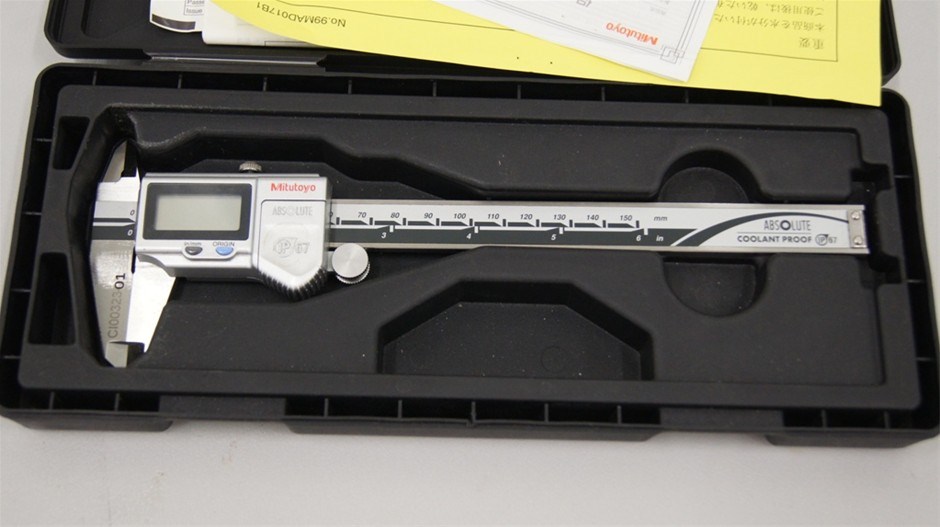 Digital caliper, Mitutoyo, CD6``PSX, 150mm in carry case, calibrated
