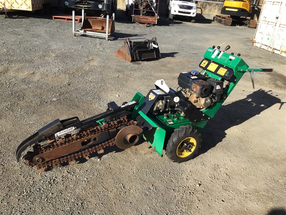 Barreto 912 Trencher 90mm x 600mm Self Propelled Petrol . Auction (0111