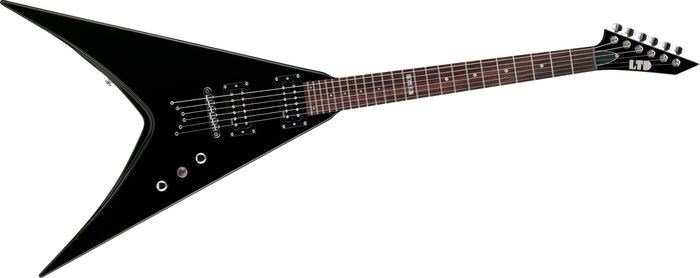 ESP LTD V-50 Electric Guitar Black FLYIN