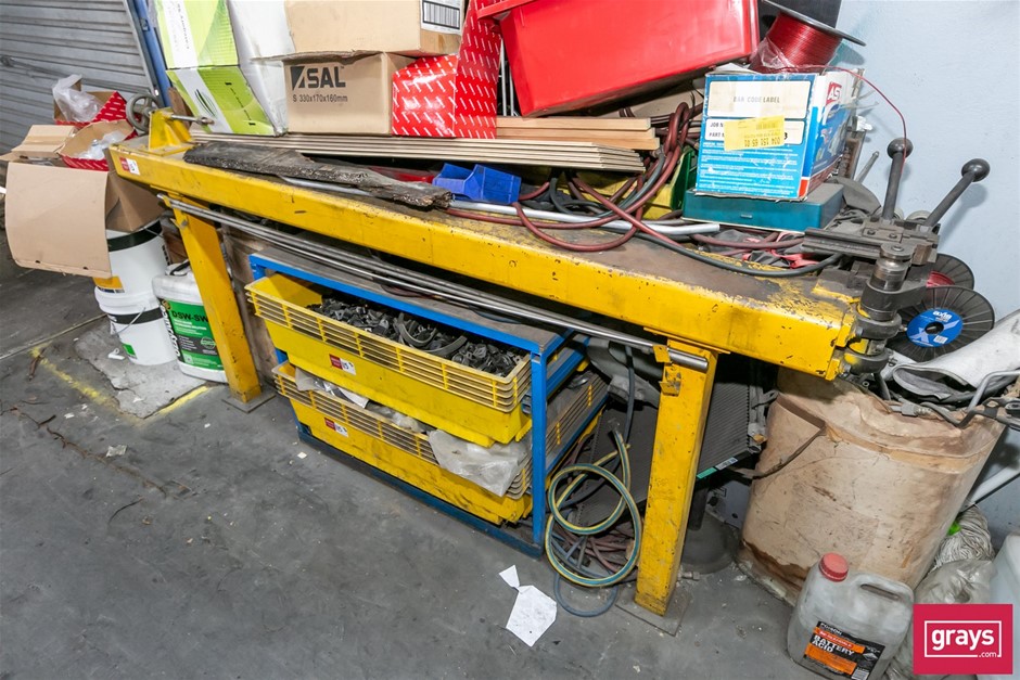 Pipe Bending Bench and Supplies Auction (01155049851) Grays Australia