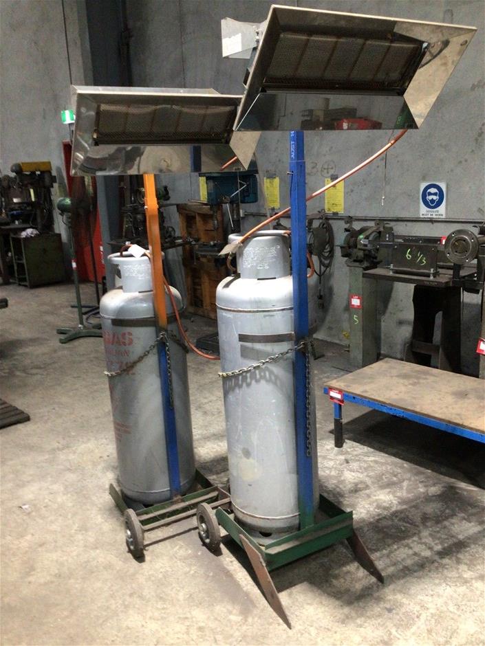 2 x AIRA Super Ray LPG Heaters Auction (0022-3023480) | Grays Australia