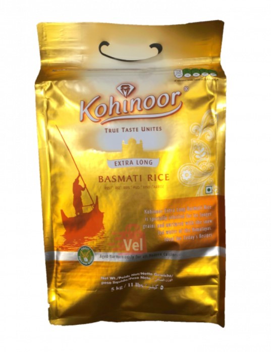 KOHINOOR Real Premium Extra Long Basmati Rice, 5kg. Auction