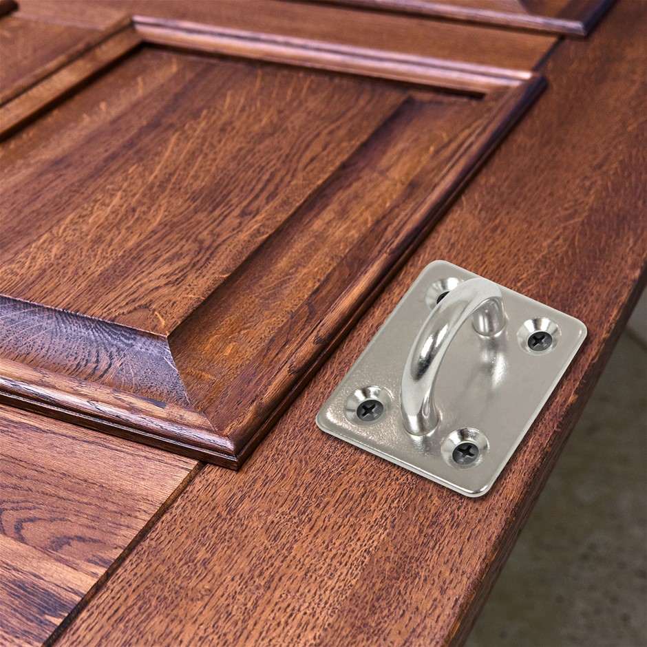 4X M6 304 Stainless Steel Oblong Pad Eye