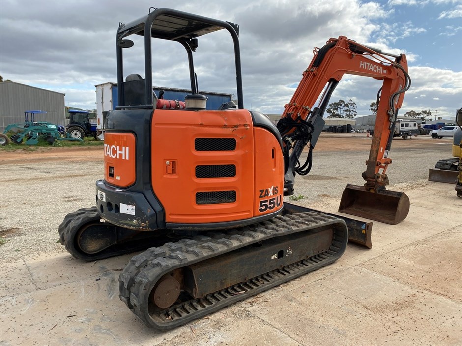 2016 Hitachi Zaxis 55U Hydraulic Excavator Auction (0001