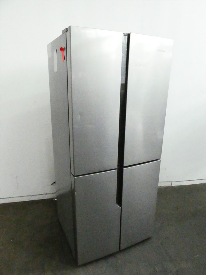 Hisense Stainless Steel 512L French Door Fridge (HR6CDFF512S) Auction