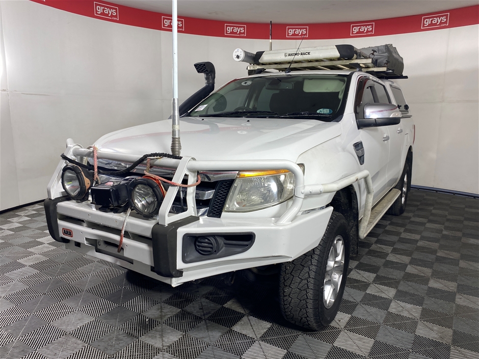 2012 Ford Ranger XLT 4X4 PX Turbo Diesel Automatic Dual Cab Auction ...