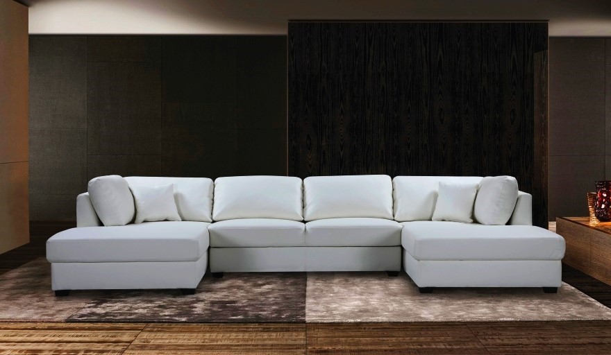 Comet Lounge with Two Chaises White Auction (00303140014) Grays