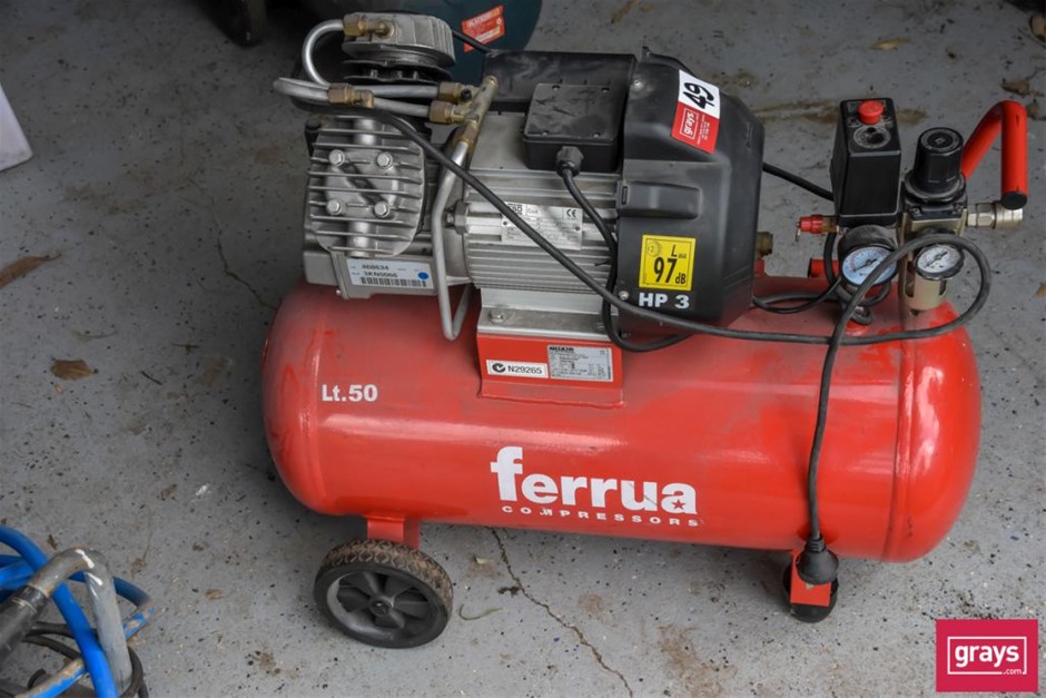 Ferrua VDC/50 CM3 23050 Mobile Air Compressor Auction (00495049941