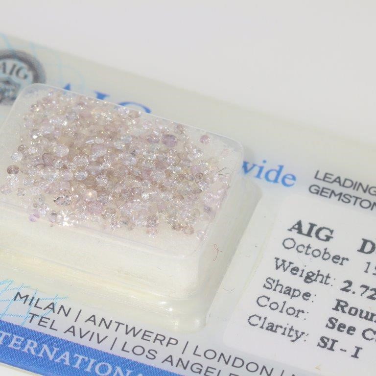 One Ladies AIG Diamond, 2.72ct in Total Auction (0001-2547577) | Grays ...