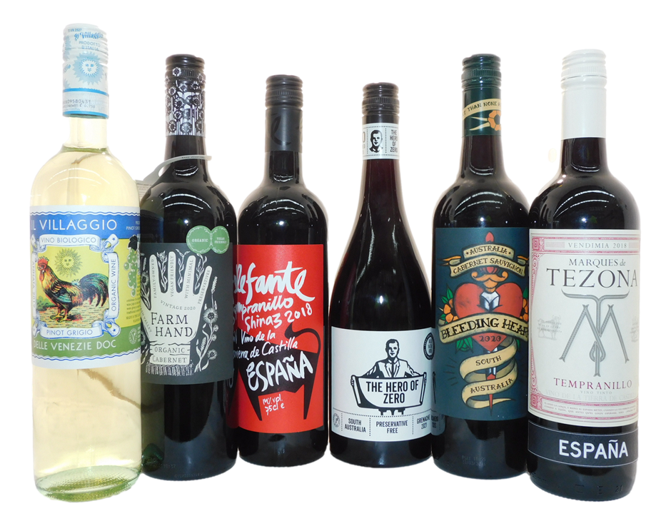 Pack of Assorted Red & White Wine (6 x 750mL) Auction (009510714520