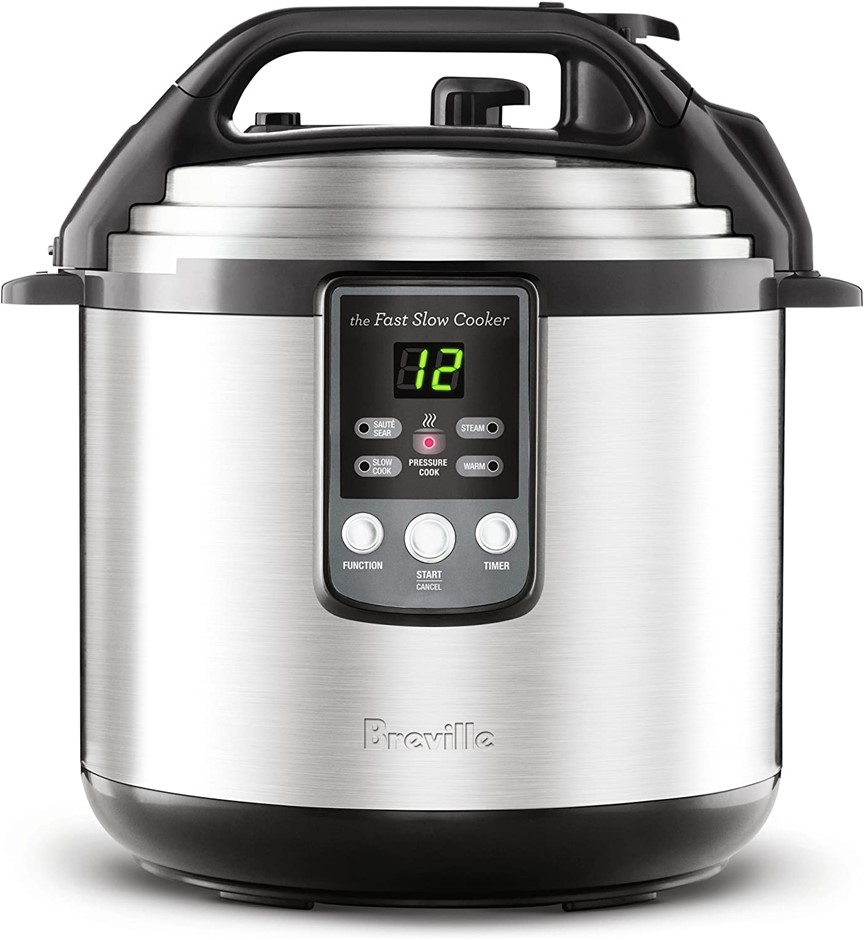 Breville The Fast Slow Cooker BPR650BSS. Brushed Stainless Steel. 30 x 30 x Auction