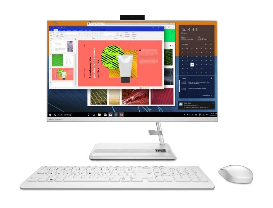 Lenovo IdeaCentre AIO 3-24ARE05 23.8-Inch All-In-One PC, White Auction ...