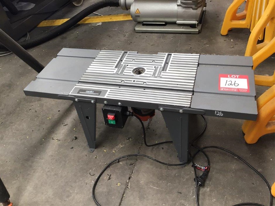 AEG Router with Ozito Bench Auction (0126-7040987) | Grays Australia