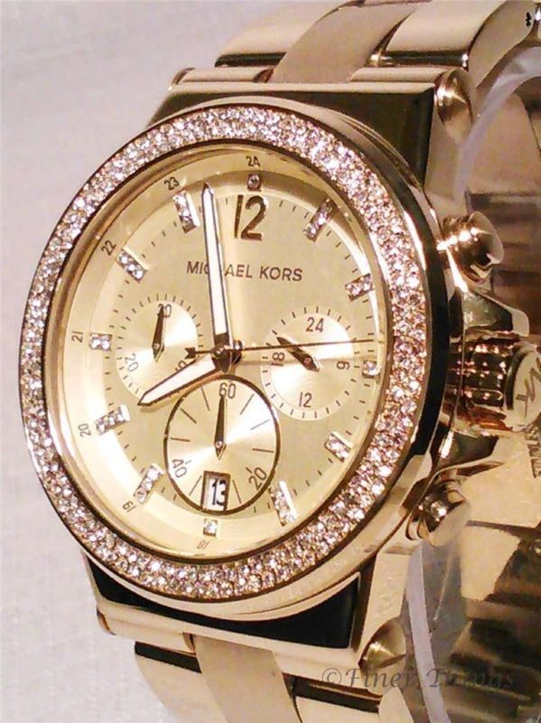 Michael kors swarovski crystal watch sale